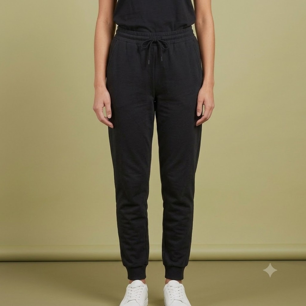 ASOS DESIGN Jogger Sweatpants‎ Womens US 10 Tall Black Elastic Cuff